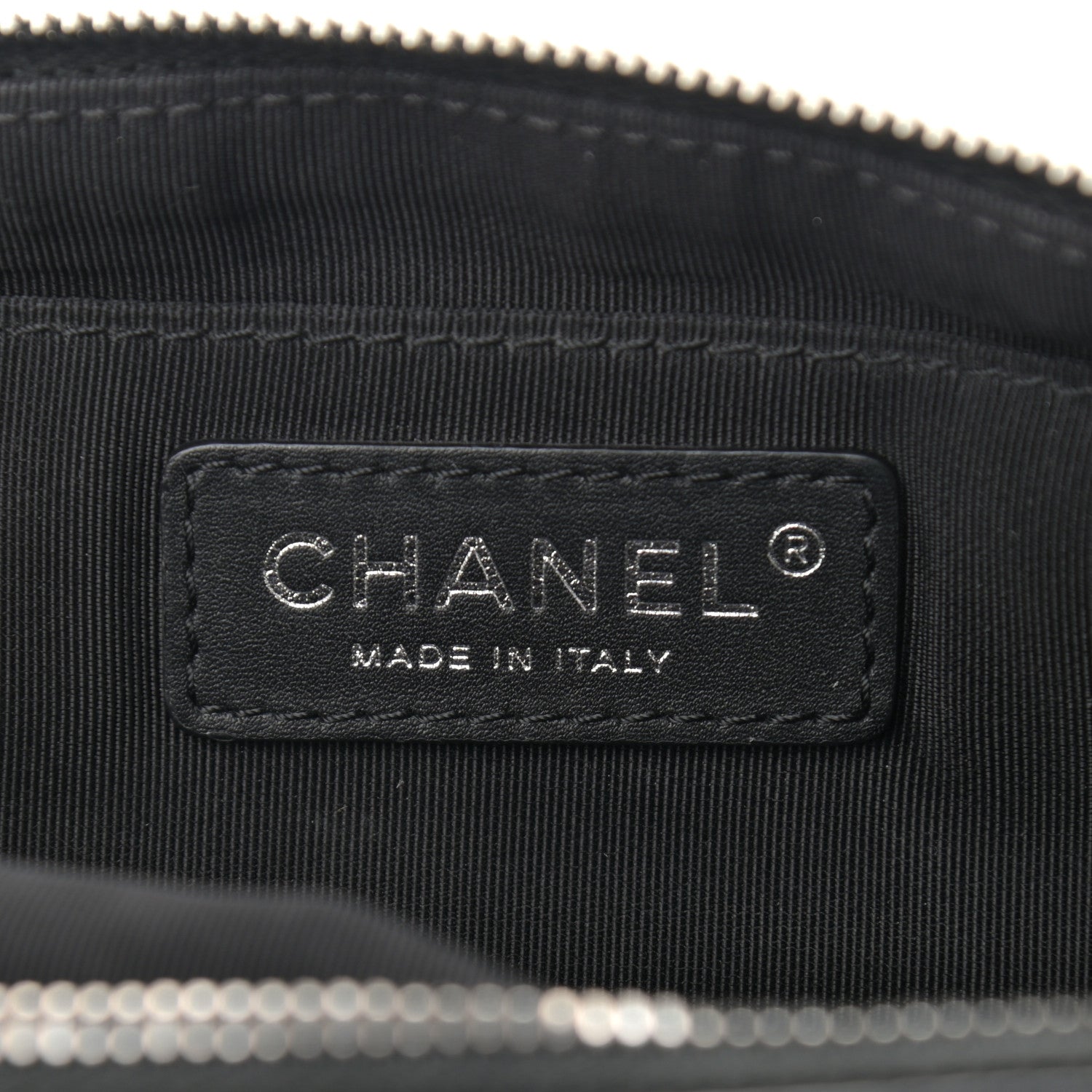 Chanel Crumpled Calfskin Quilted Casual Rock Waist Bag Fanny Pack Black 6 of 10