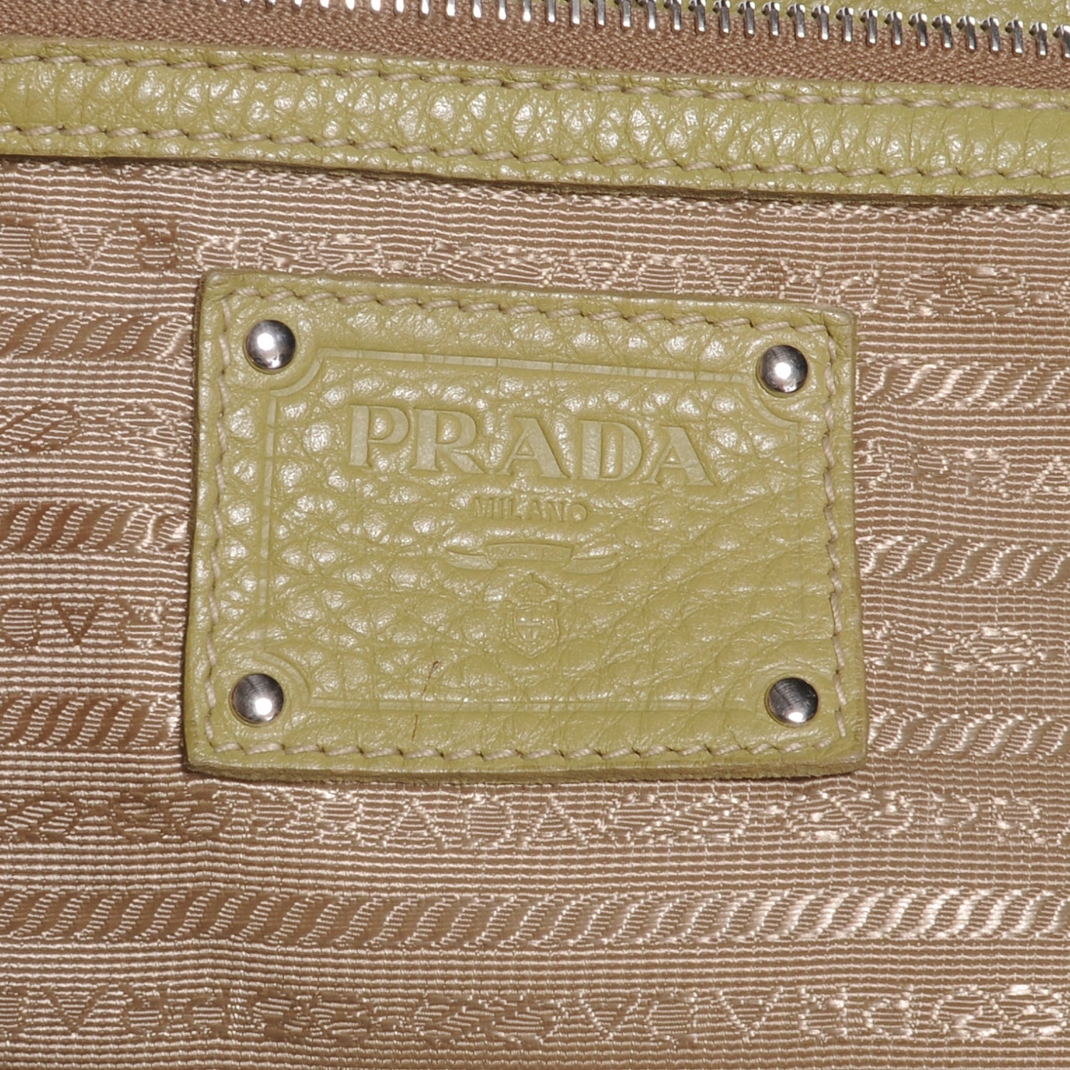 Prada Vitello Daino Tote Cedro 5 of 7