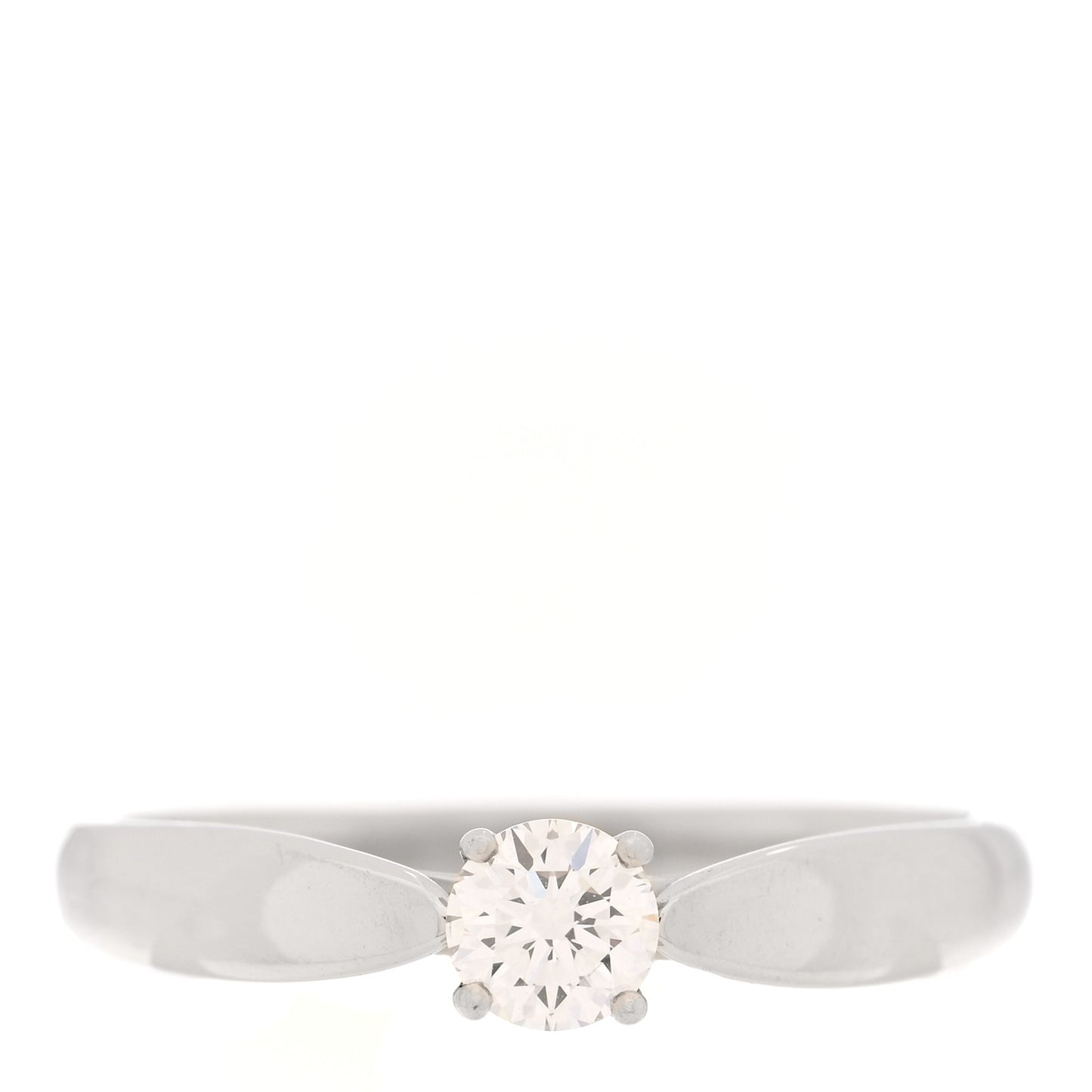 Platinum Diamond .25ct Harmony Solitaire Engagement Ring 51 5.75