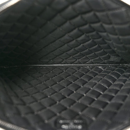 Chanel Calfskin Quilted Large Boy Chain Around Cosmetic Case Black 5 of 11