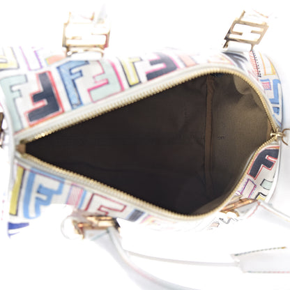 Fendi Zucca Spalmati Vitello FF Multicolor Forever Boston Multicolor White 5 of 11