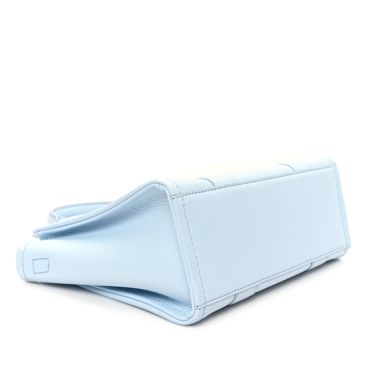 Grained Calfskin Small The Tote Bag Cloud Blue