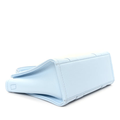 Marc Jacobs Grained Calfskin Small The Tote Bag Cloud Blue 4 of 12