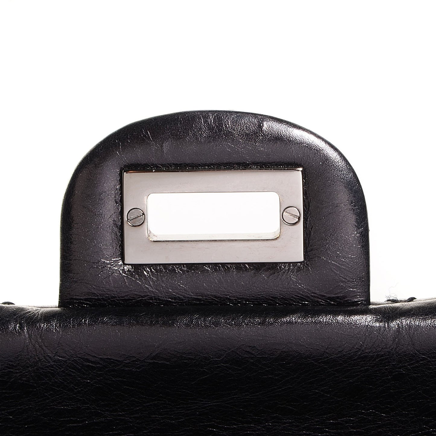 Aged Calfskin 2.55 Reissue 226 Flap Metallic Black