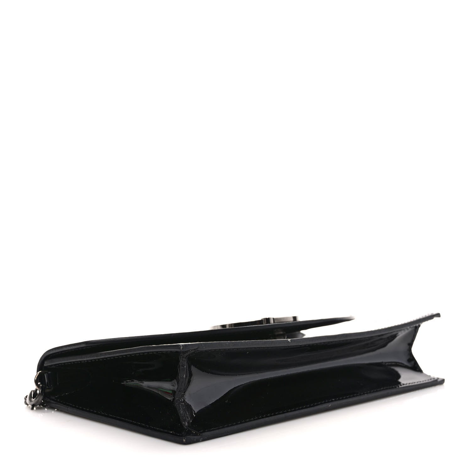 Christian Louboutin Patent Calfskin Loubi54 Crossbody Clutch Black 4 of 9