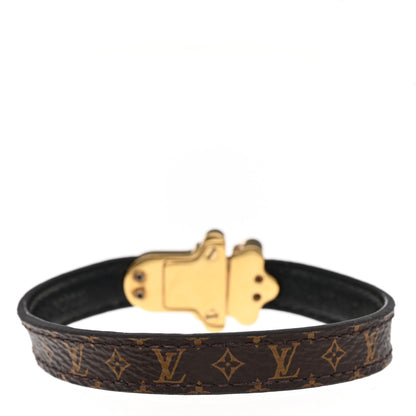 Louis Vuitton Monogram LV Trunk Bracelet 19 3 of 5