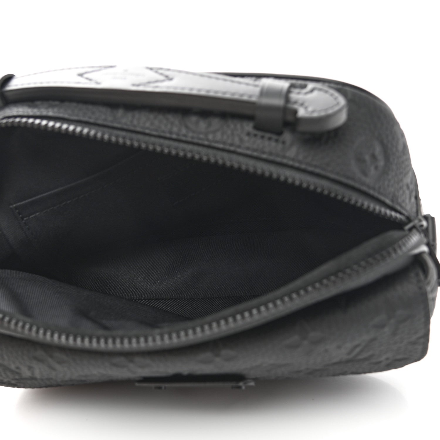 Louis Vuitton Taurillon Monogram S Lock Messenger Black 3 of 7