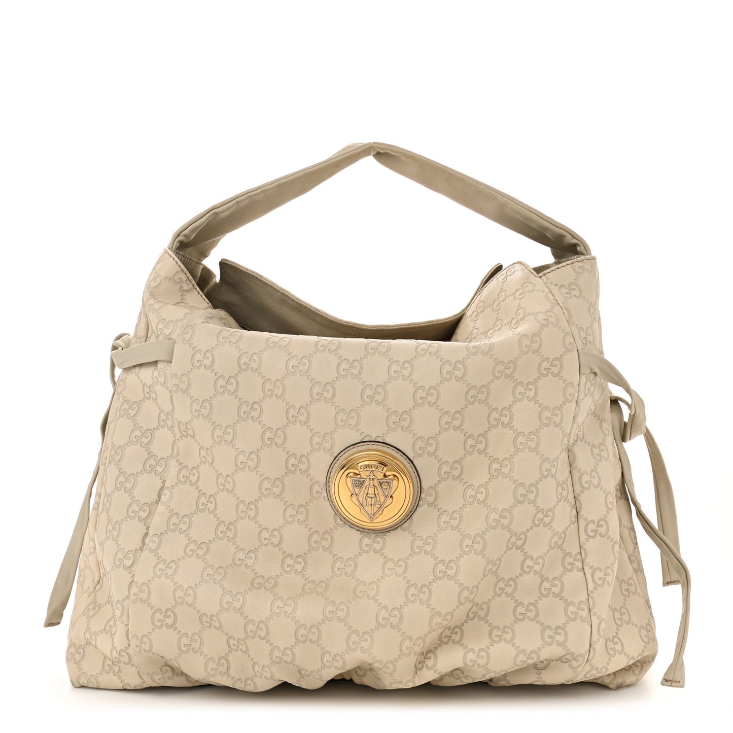 Guccissima Medium Hysteria Tote Ivory