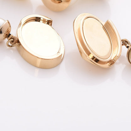 Christian Dior Pearl Mise en Tribal Necklace Gold 5 of 5
