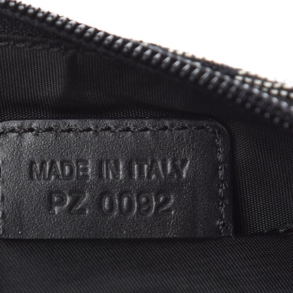 Christian Dior Monogram Shoulder Bag Pochette Black 7 of 10