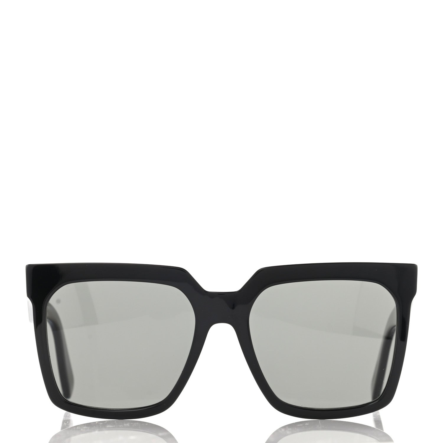 Celine Acetate Polarized Oversized Sunglasses CL4055IN Black 2 of 9