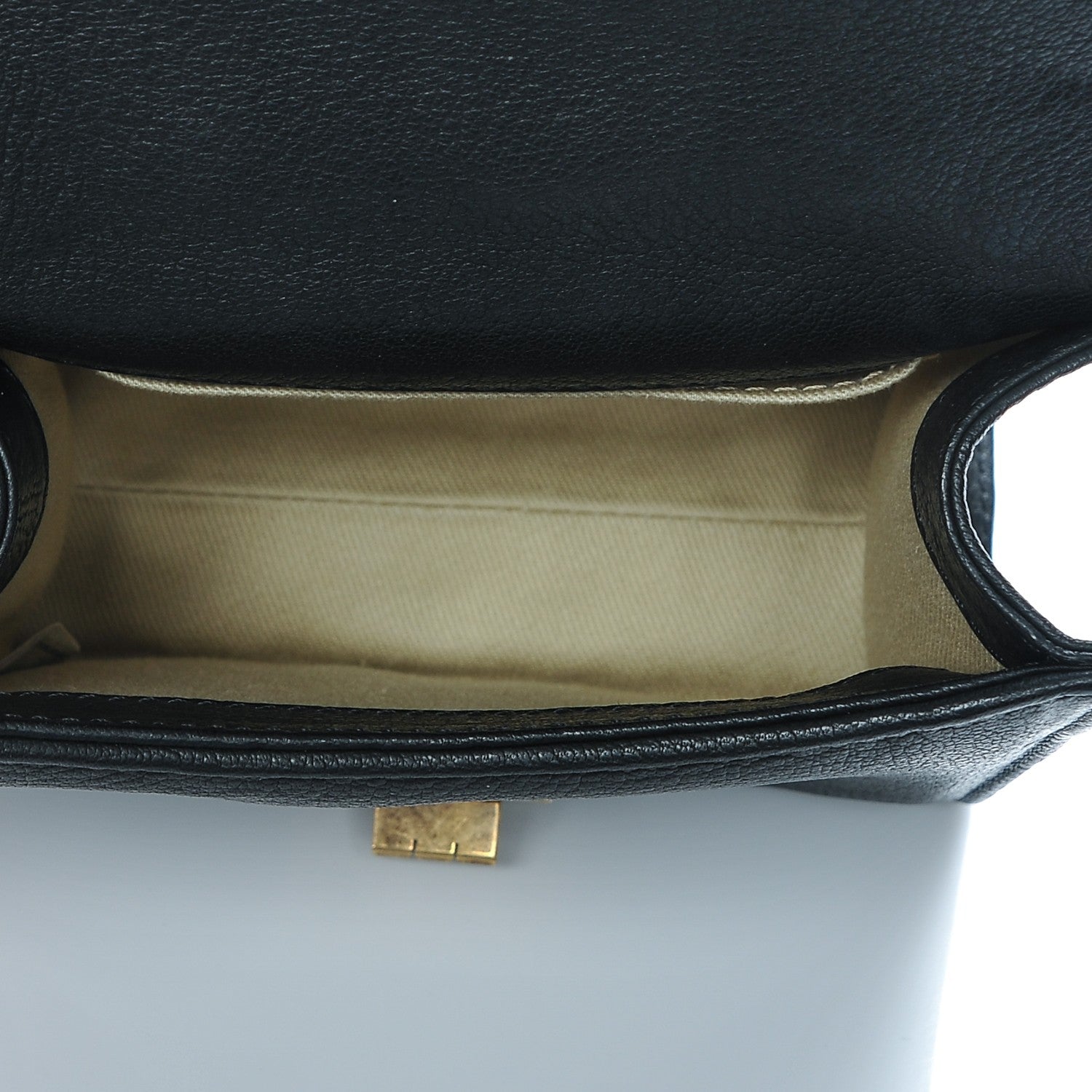 Chanel Metallic Goatskin Quilted Small Rita Top Handle Flap Green 5 of 7