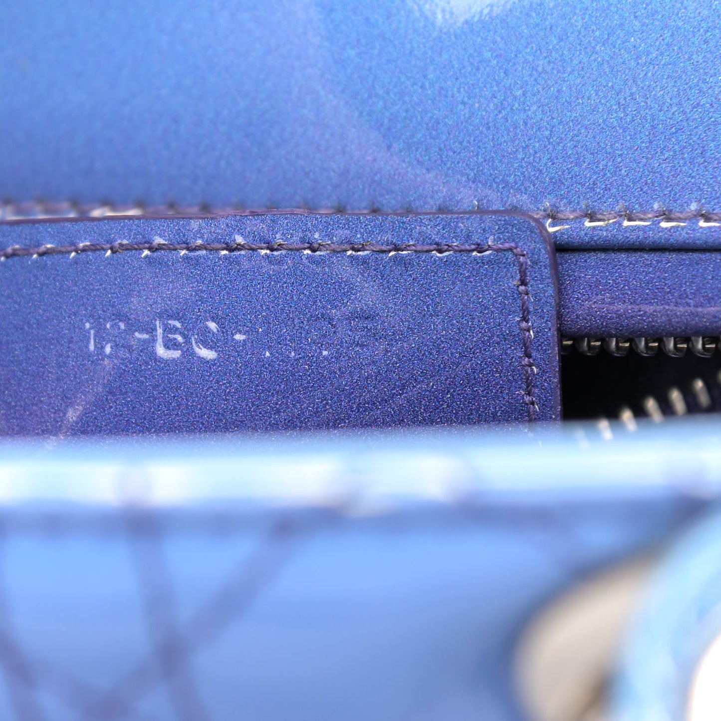 Patent Gradient Medium Lady Dior Purple Blue