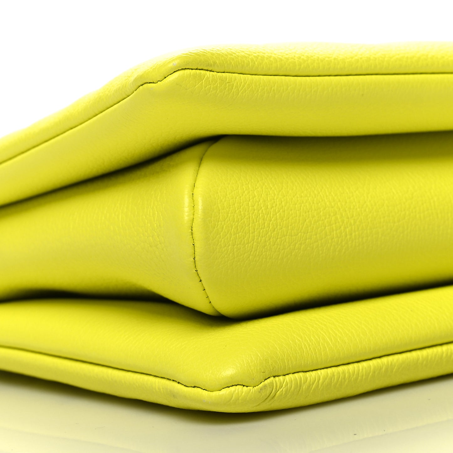 Calfskin Embossed Monogram LV Match Coussin PM Fluorescent Yellow