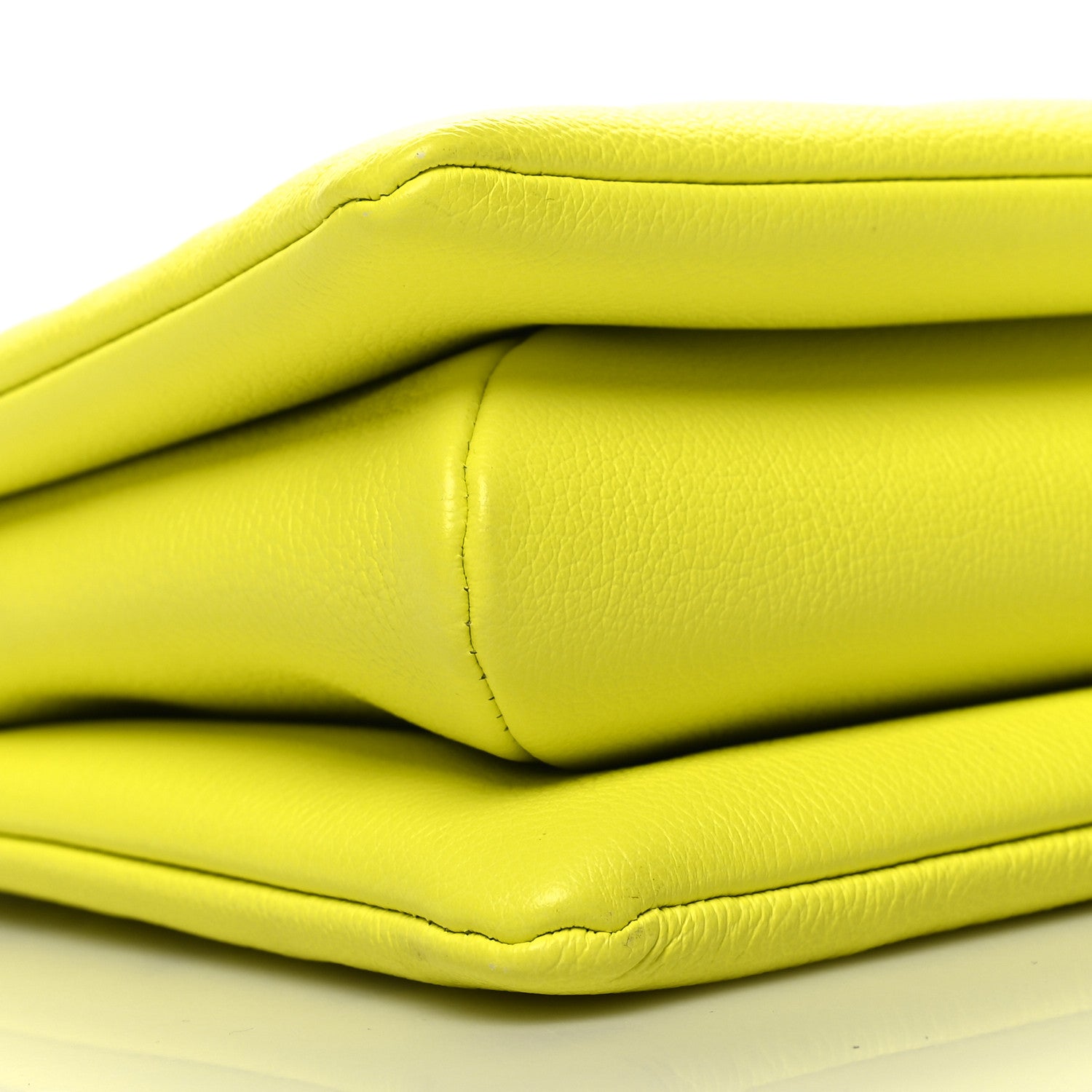 Louis Vuitton Calfskin Embossed Monogram LV Match Coussin PM Fluorescent Yellow 10 of 11
