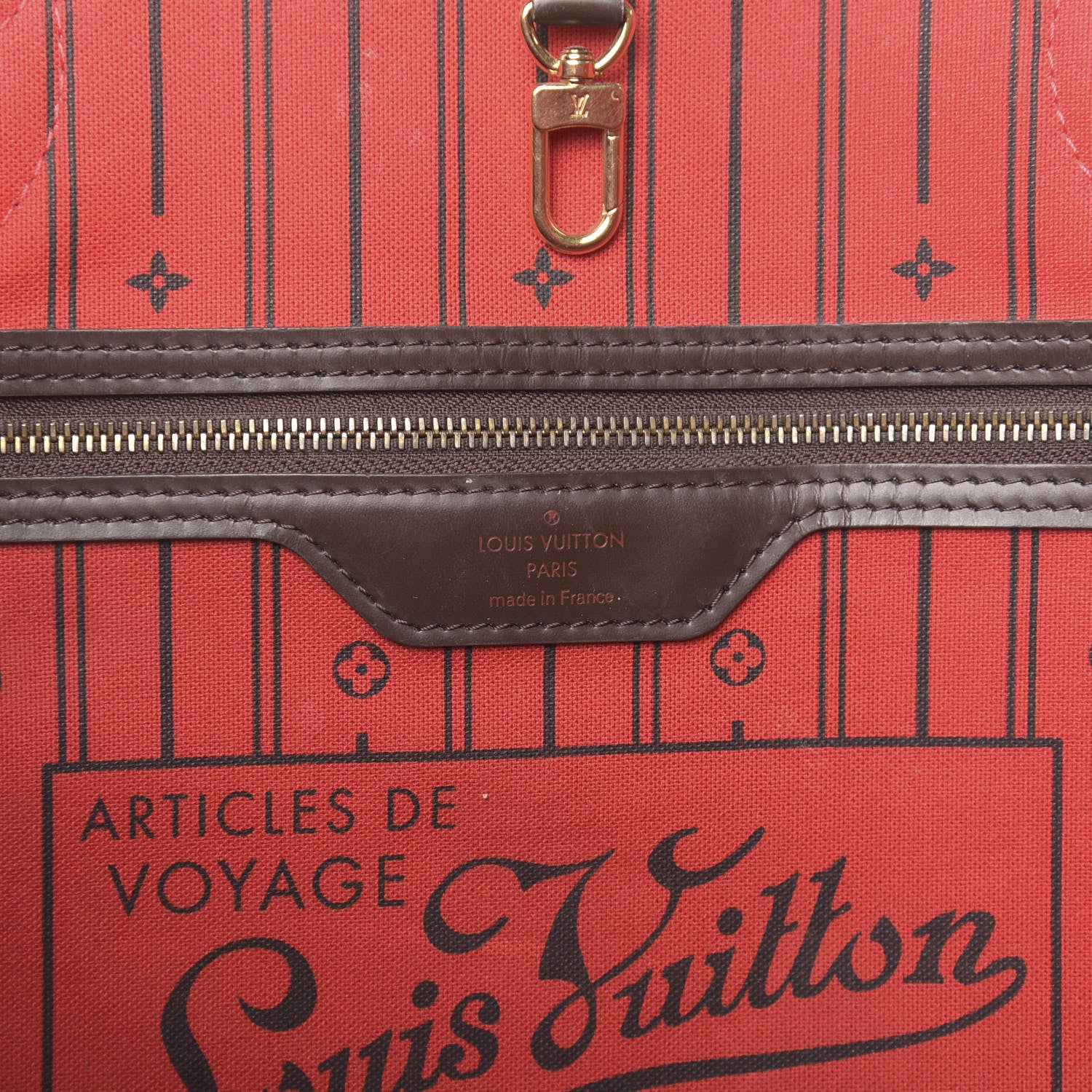Louis Vuitton Damier Ebene Neverfull GM 6 of 20