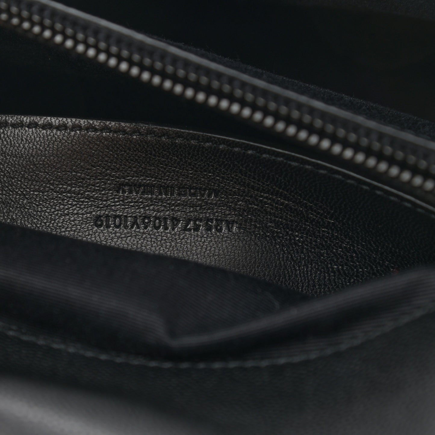 Grain De Poudre Medium West Hollywood Monogram Fold-Over Black