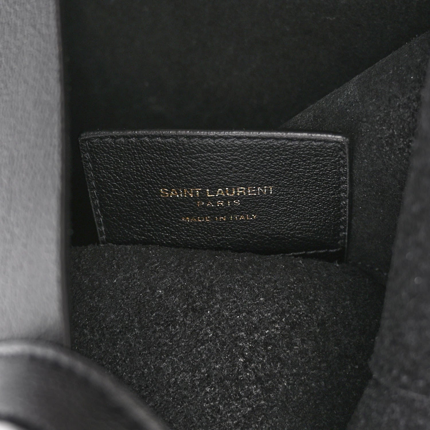 Saint Laurent Calfskin Large Shopping Tote Black 8 of 11
