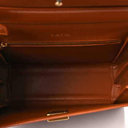 Balenciaga Shiny Box Calfskin Medium Ghost Shoulder Bag Camel 13 of 28