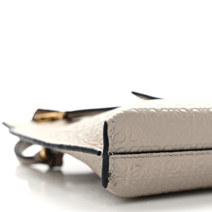 Loewe Calfskin Embossed Mini Repeat T Pouch Beige 7 of 9