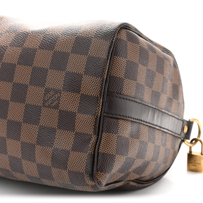 Louis Vuitton Damier Ebene Speedy Bandouliere 25 10 of 10