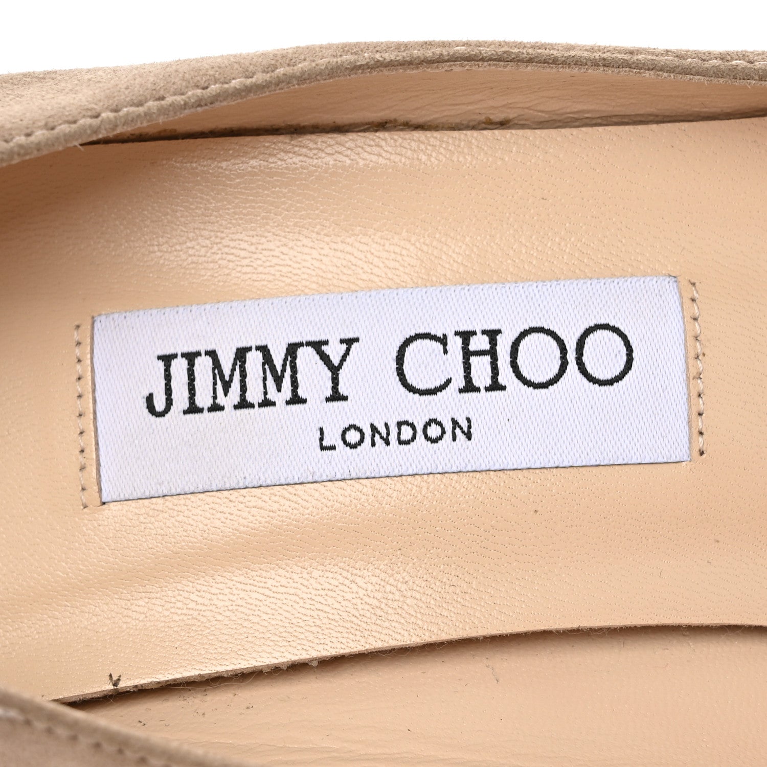 Jimmy Choo Suede Abel Pumps 38.5 Taupe 8 of 8