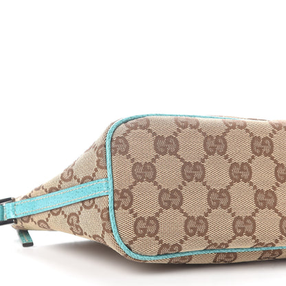 Gucci Monogram Boat Pochette Teal 8 of 9