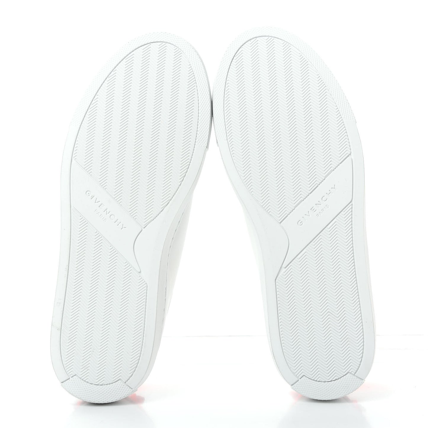 Calfskin Womens Urban Street Sneakers 37.5 White Neon Pink