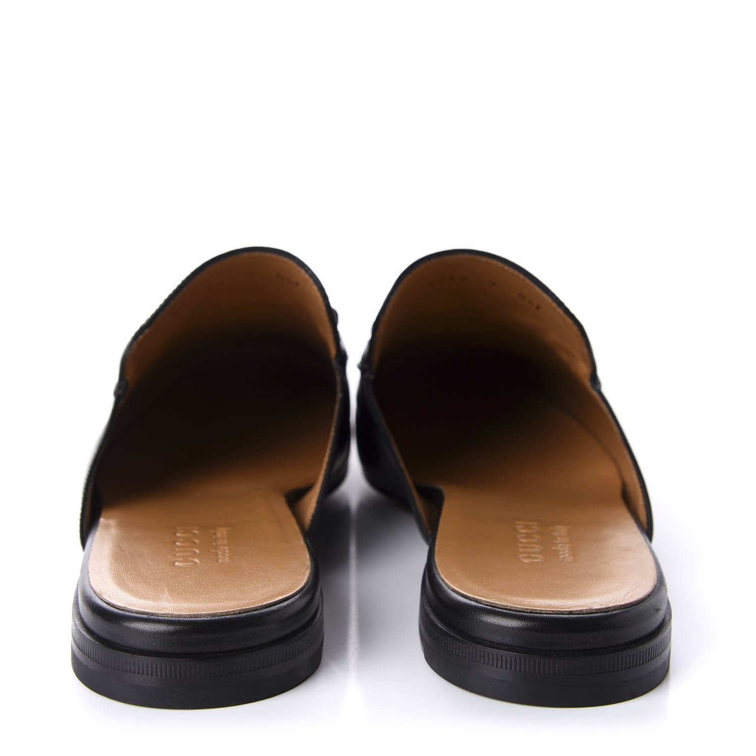 Gucci Calfskin Mens Princetown Slippers 9 Black 6 of 10