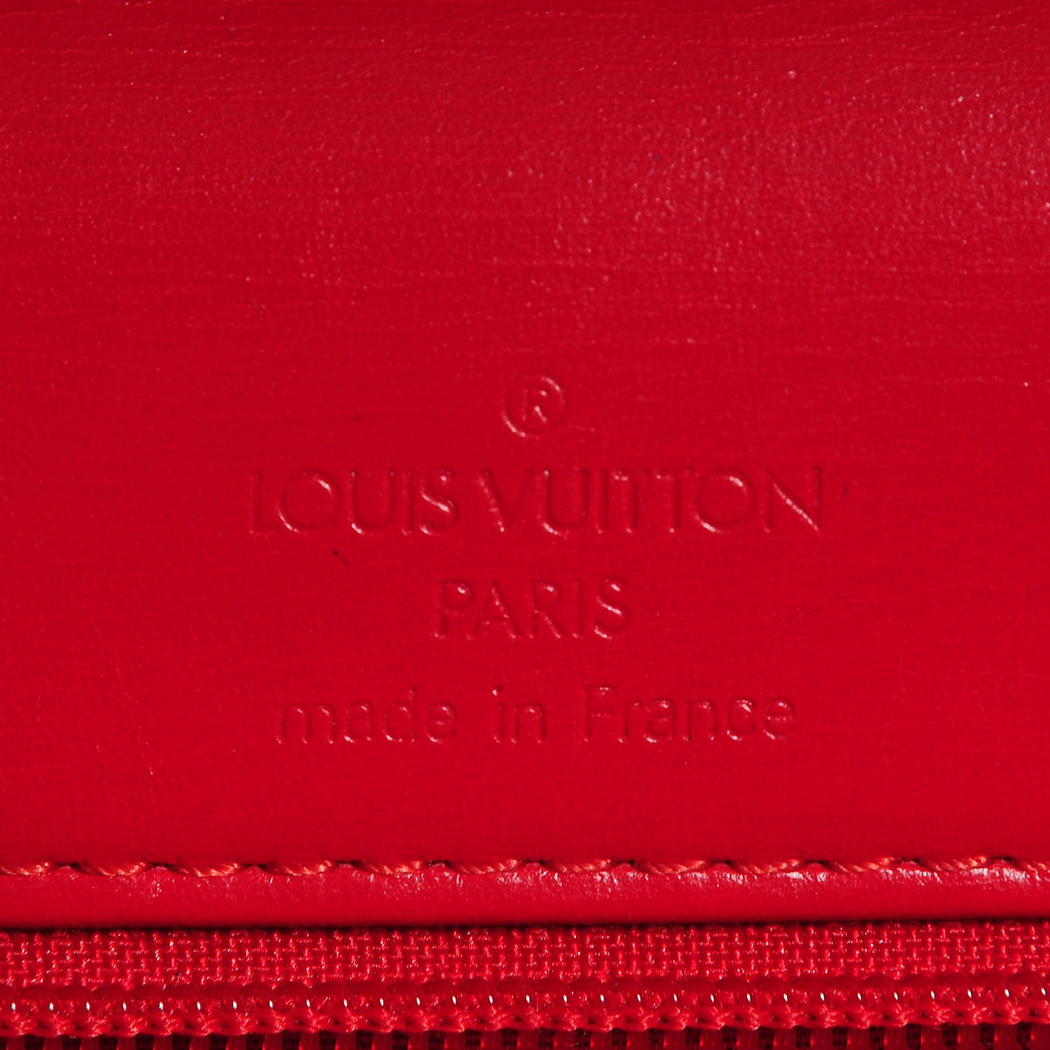 Louis Vuitton Cuir Opera Athenes Castillan Red 6 of 7