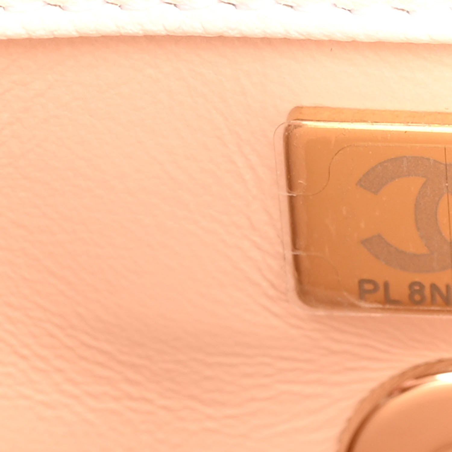 Chanel Caviar Quilted Mini Coco Handle Flap White 7 of 10