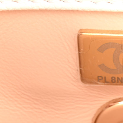 Chanel Caviar Quilted Mini Coco Handle Flap White 7 of 10