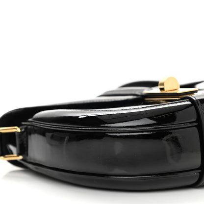 Celine Patent Calfskin Besace Small 16 Black 8 of 8