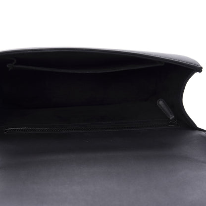Christian Dior Ultra Matte Calfskin Studded Medium Diorama Flap Bag Black 5 of 11