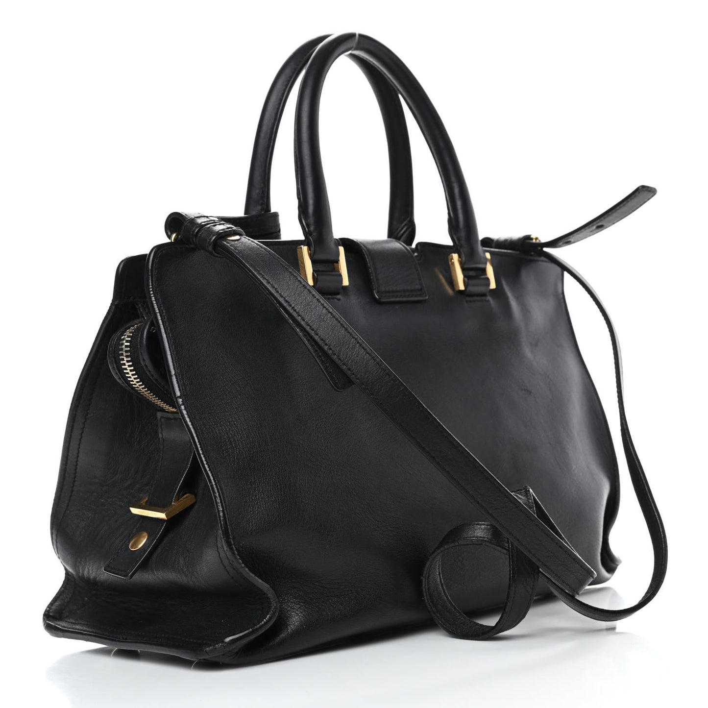 Calfskin Small Classic Y Cabas Black