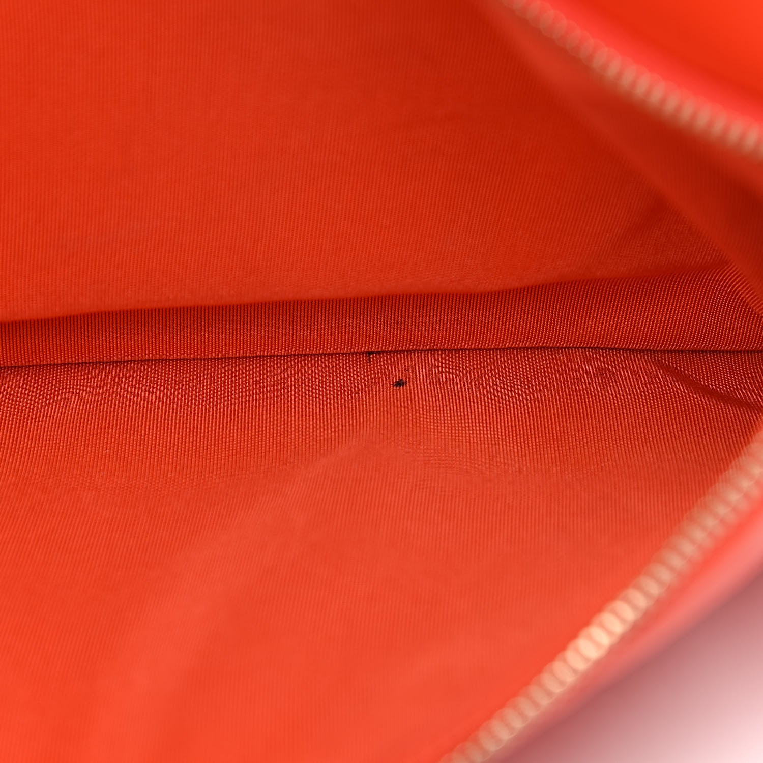 Chanel Lambskin Quilted Greek Clutch Red 9 of 9