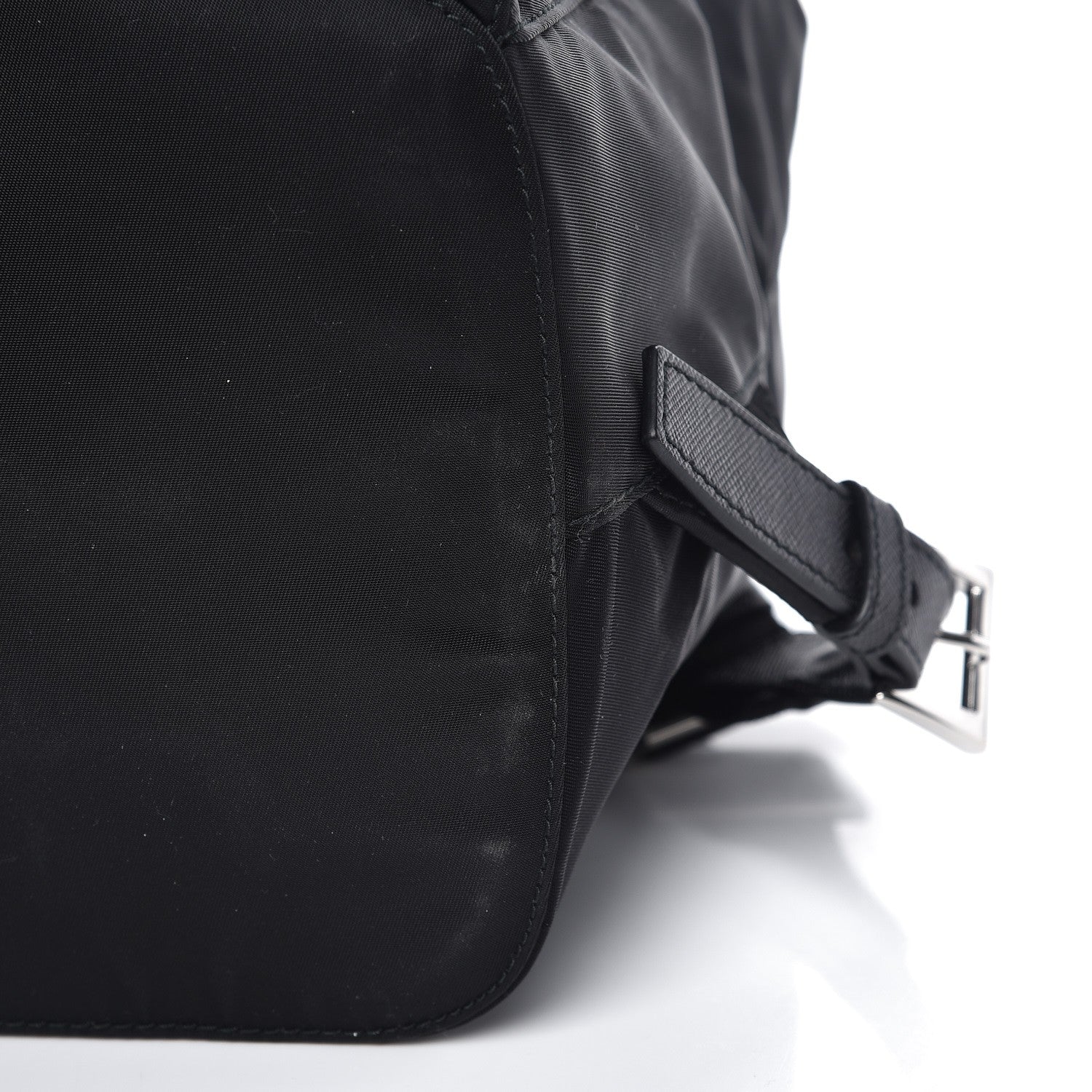 Prada Tessuto Nylon Saffiano Vela Backpack Black 7 of 10
