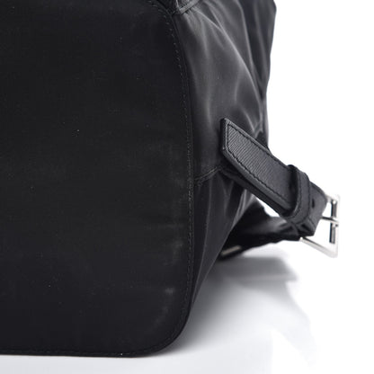 Prada Tessuto Nylon Saffiano Vela Backpack Black 7 of 10