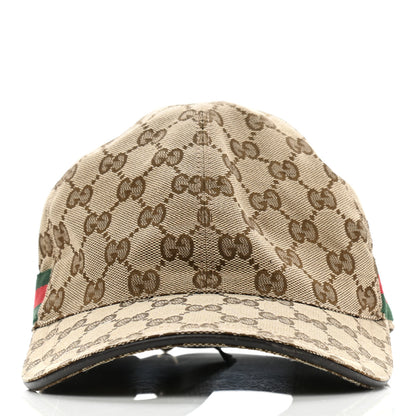 Gucci Monogram Web Baseball Hat M Beige Cocoa 3 of 11
