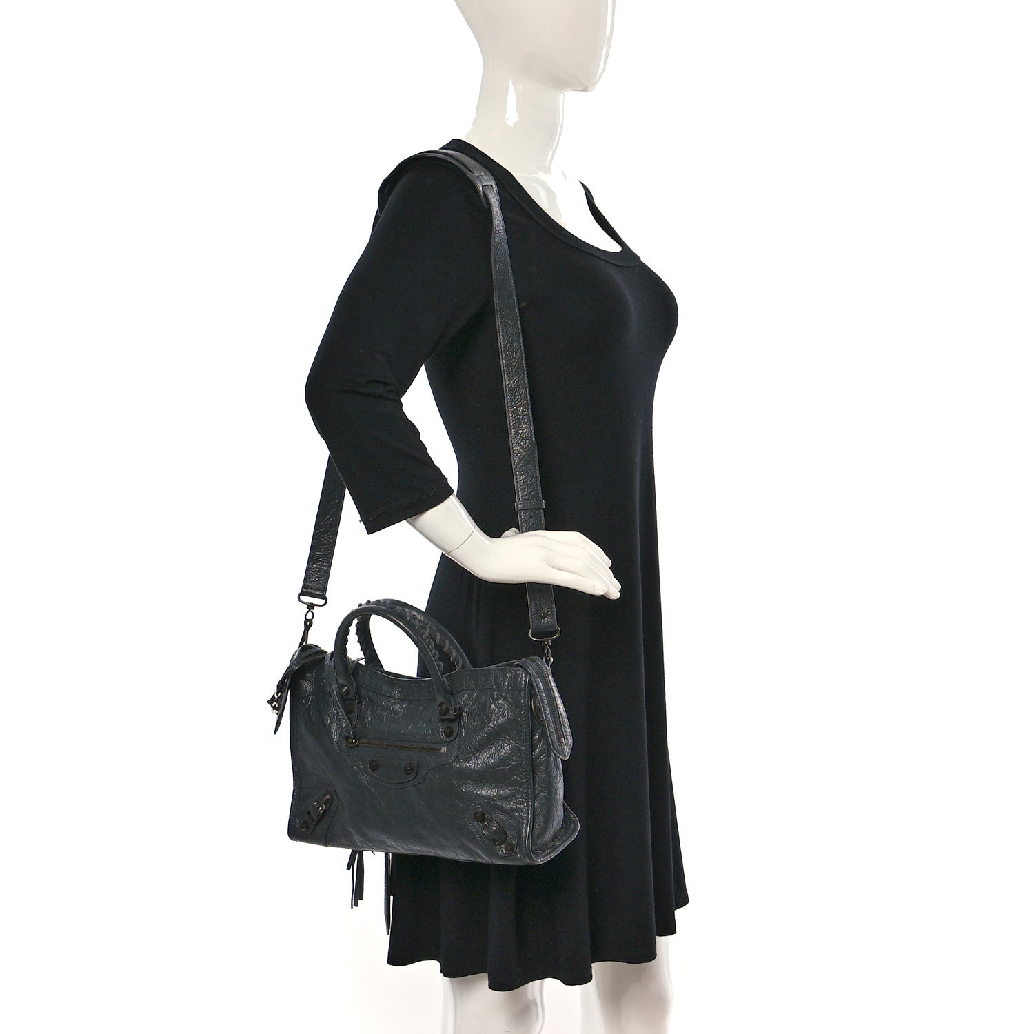 Balenciaga Agneau Classic Hardware S City Gris Fossile 2 of 9