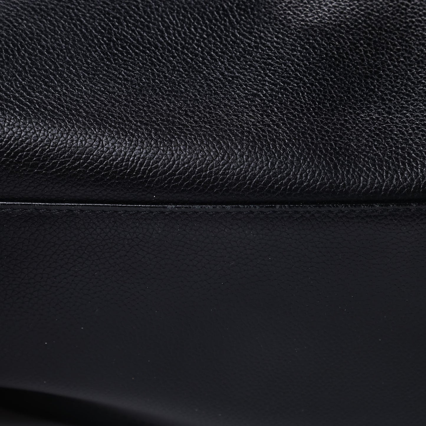 Calfskin Tall Cerf Tote Black