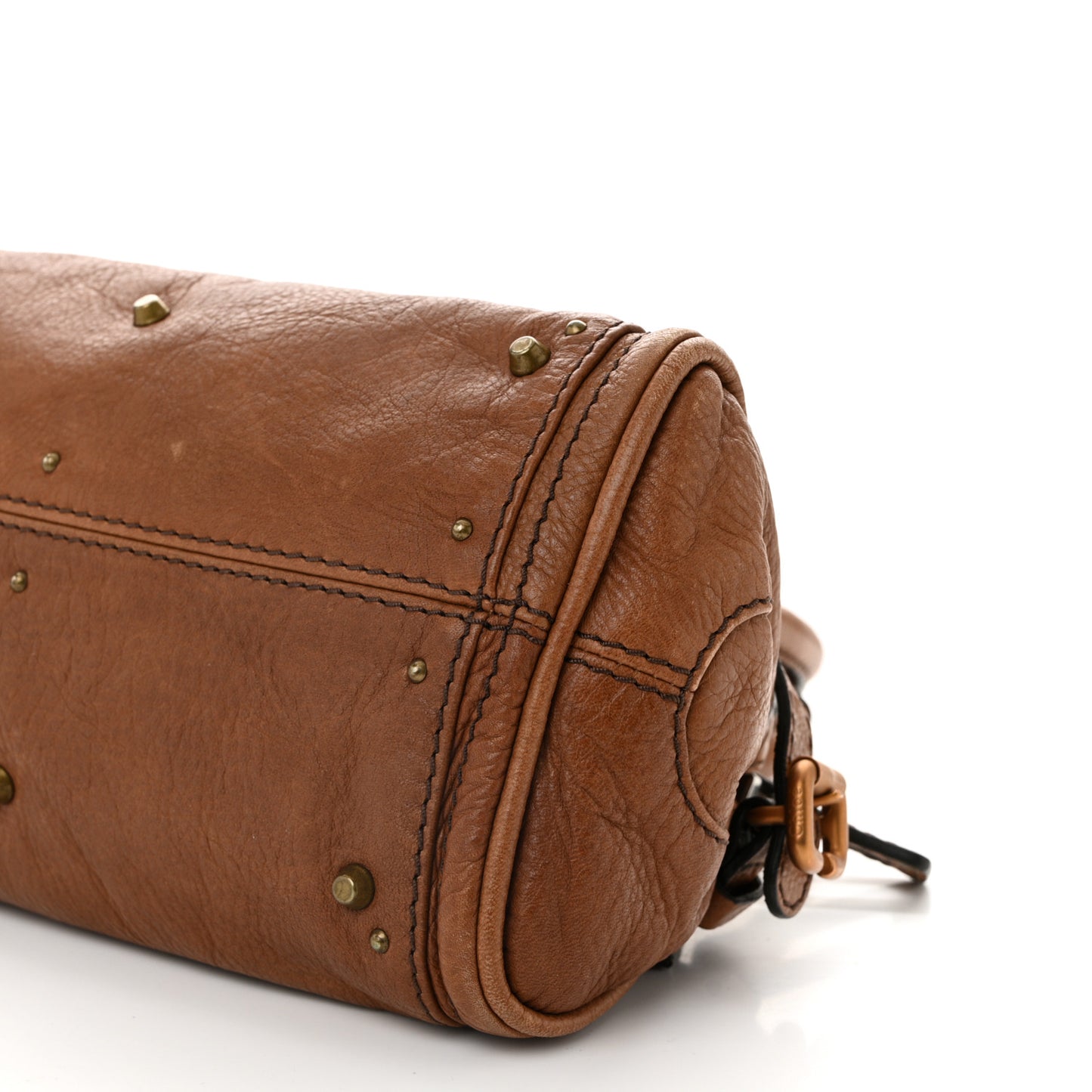 Calfskin Small Paddington Satchel Nut