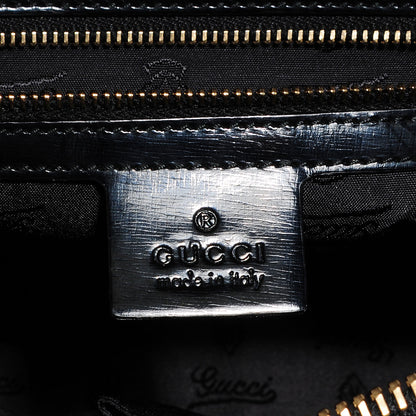 Gucci Dialux Pop Bamboo Handle Tote Black 5 of 9