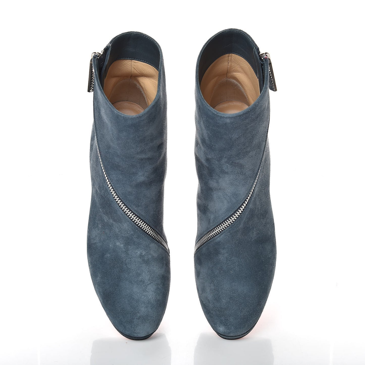Veau Velours Birgitta 100 Zip Around Ankle Bootie 35.5 Tempete