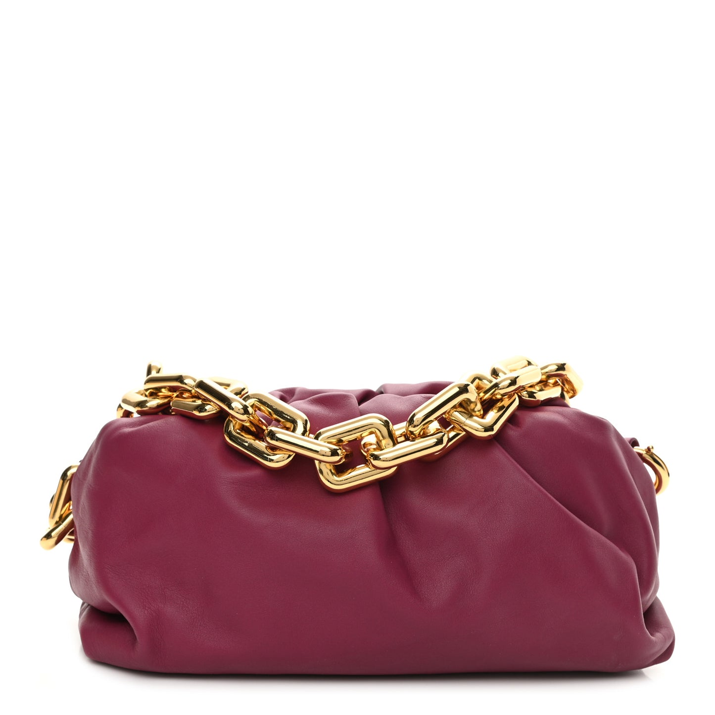 Calfskin The Pouch Chain Cinnabar