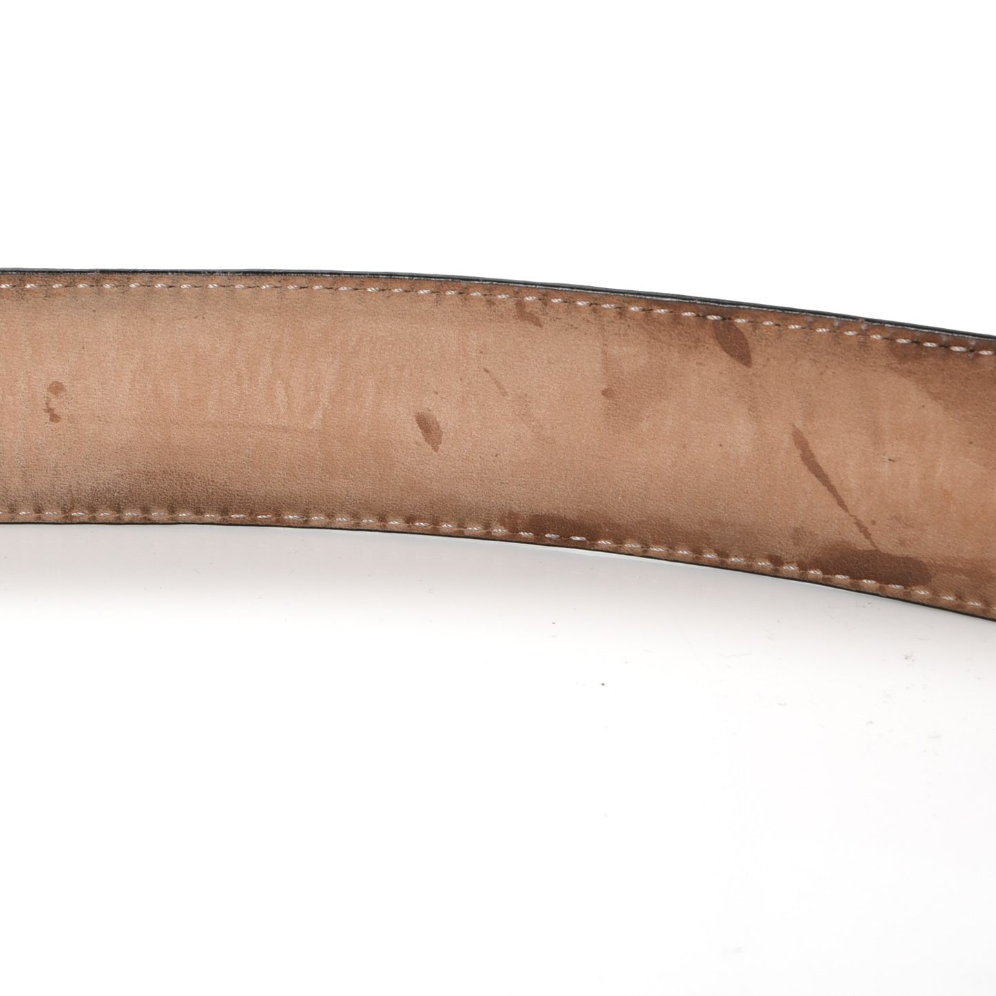Guccissima Interlocking G Belt 95 38 Black