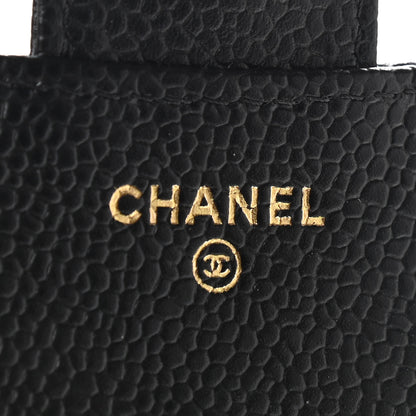 Chanel Caviar Quilted Compact Flap Wallet Black 6 of 7