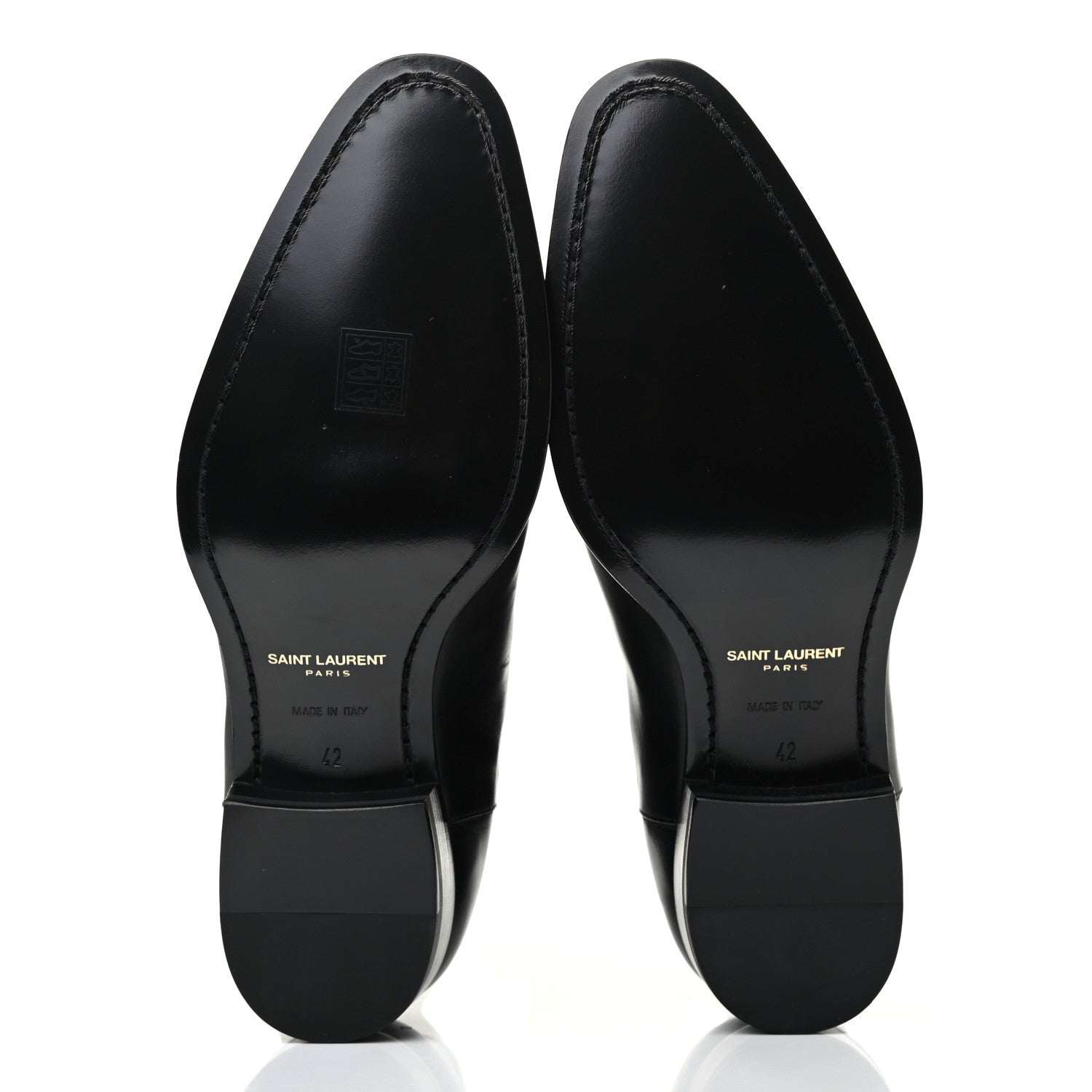 Saint Laurent Calfskin Mens Marrakesh Ankle Boots 42 Black 5 of 7
