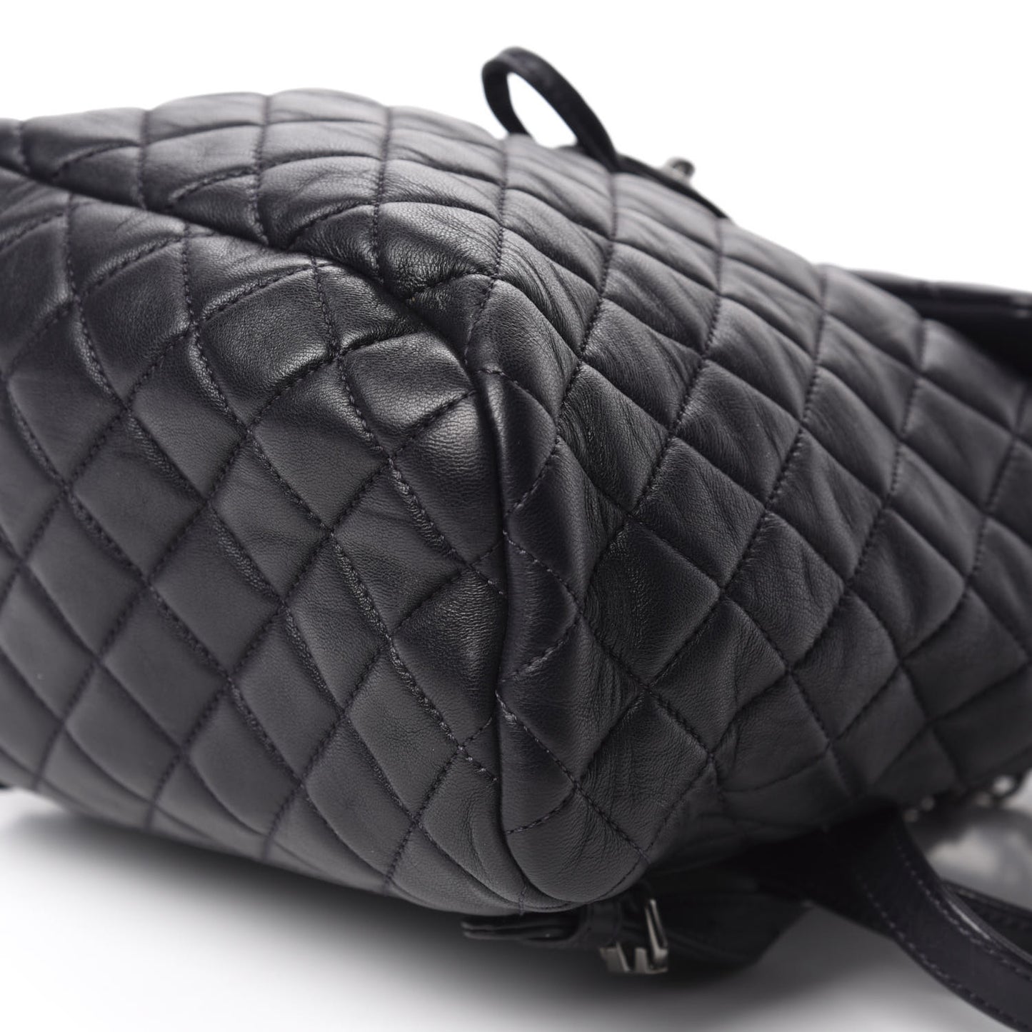 Lambskin Quilted Small Urban Spirit Backpack Navy