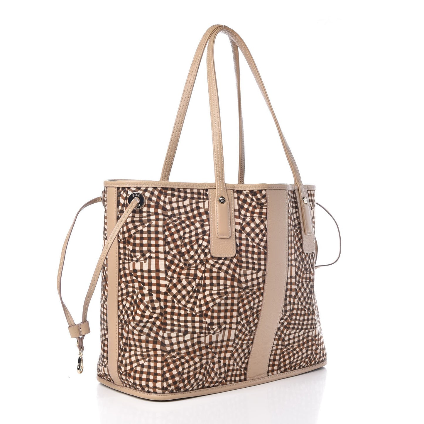 Visetos Medium Liz Reversible Shopper Tote Beige